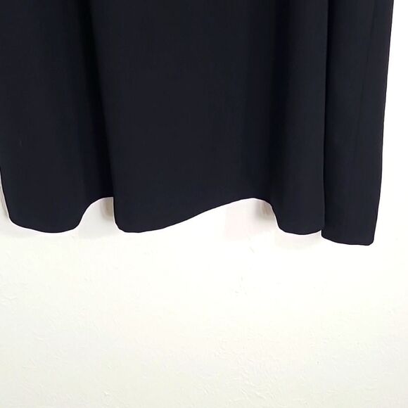 Black A-Line Midi-Skirt, Size 14 - Picture 3 of 6